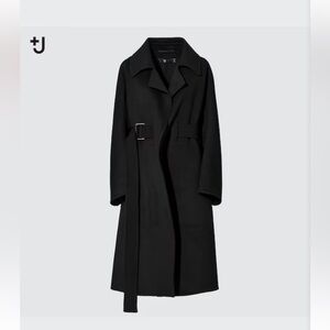 UNIQLO +J CASHMERE BLEND WRAP LONG COAT